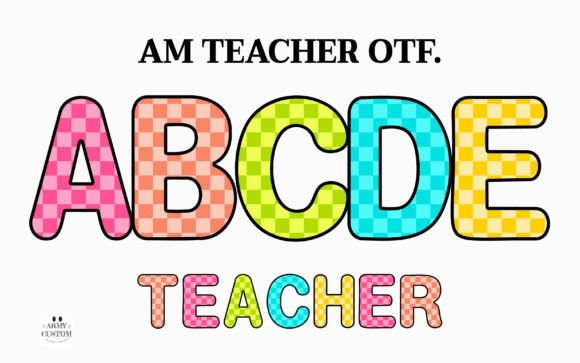 Am Teacher Font - Featured Image