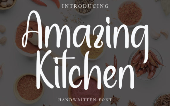Amazing Kitchen Font - Featured Image