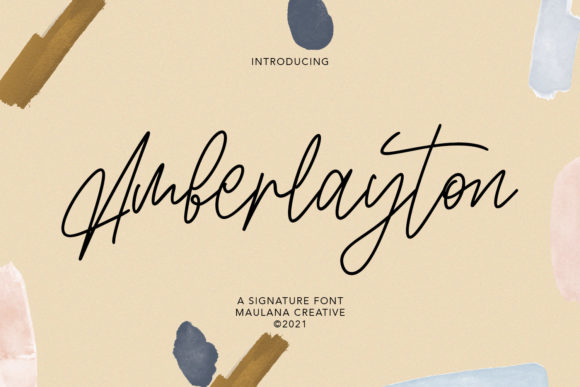 Amberlayton Font - Featured Image