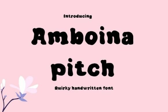 Amboina Pitch Font - Featured Image