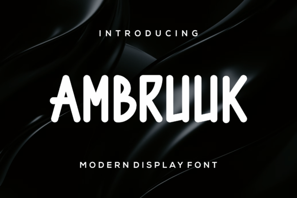 Ambruuk Font - Featured Image