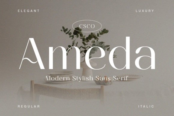 Ameda Font - Featured Image