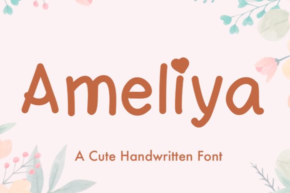 Ameliya Font - Featured Image