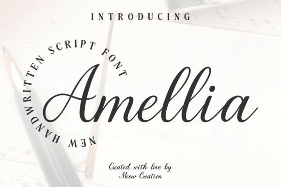 Amellia Font - Featured Image