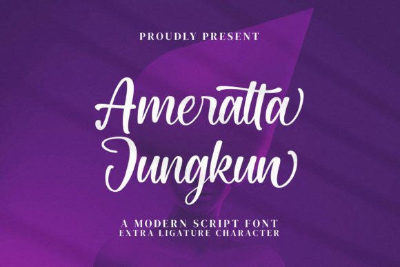 Ameratta Jungkun Font - Featured Image