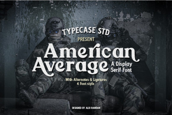 American Average Font - Featured Image