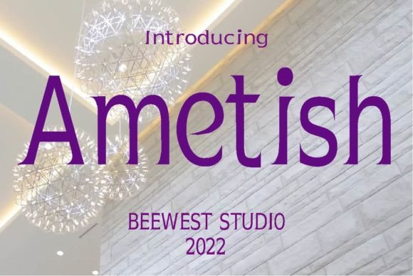 Ametish Font - Featured Image