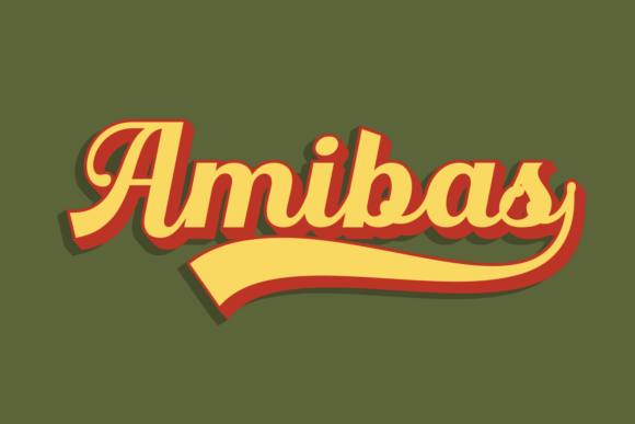 Amibas Font - Featured Image