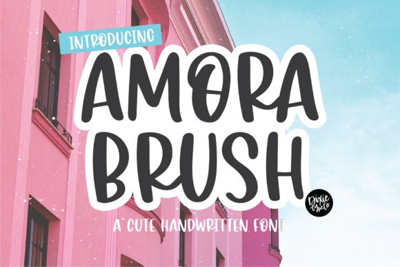Amora Brush Font - Featured Image