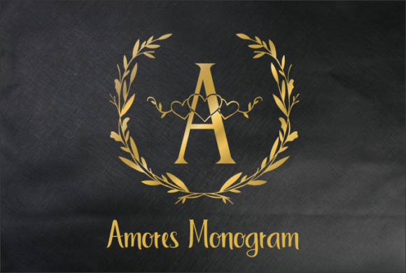 Amores Monogram Font - Featured Image