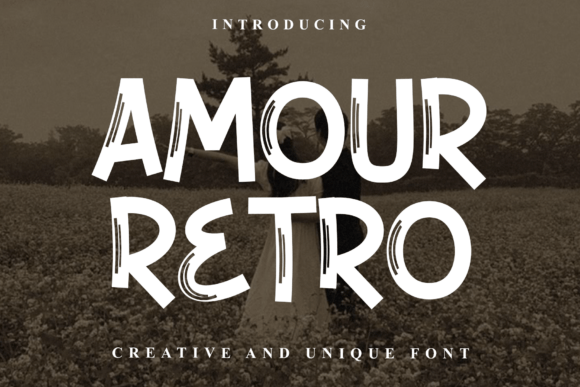 Amour Retro Font - Featured Image