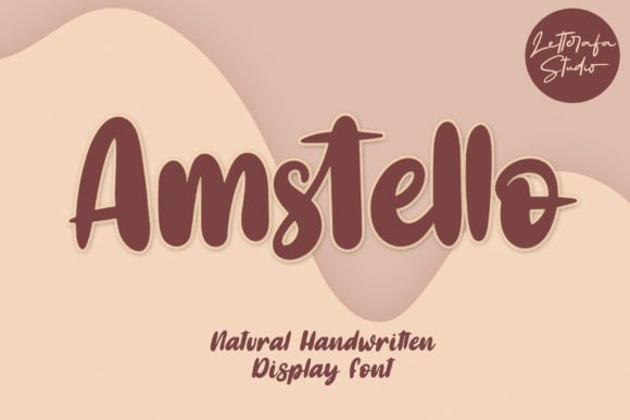 Amstello Font - Featured Image