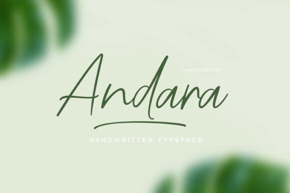 Andara Font - Featured Image