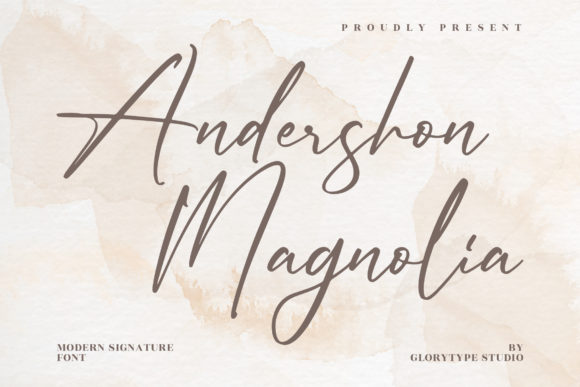 Andershon Magnolia Font - Featured Image