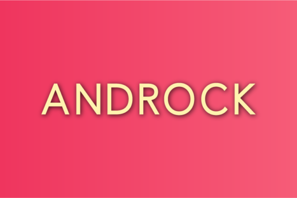 Androck Font - Featured Image