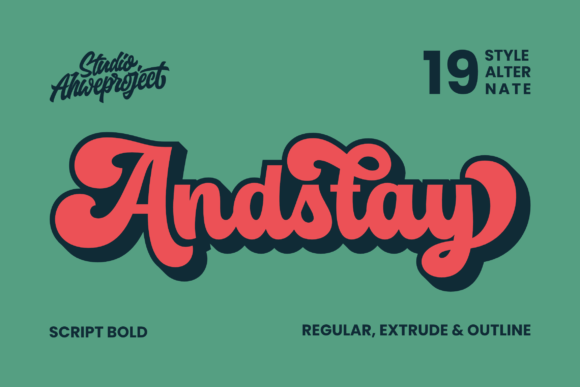 Andstay Font - Featured Image