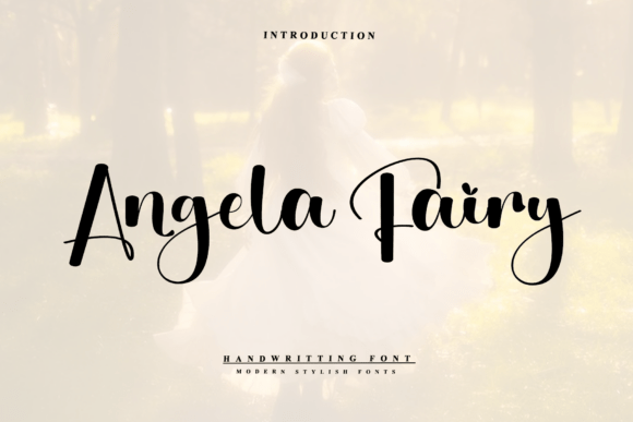 Angela Fairy Font - Featured Image