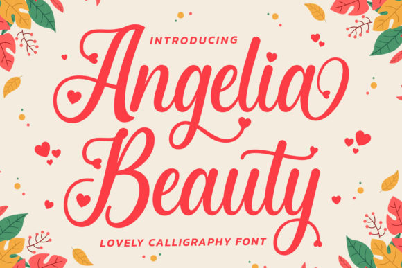 Angelia Beauty Font - Featured Image
