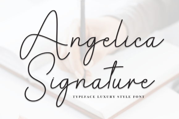 Angelica Signature Font - Featured Image