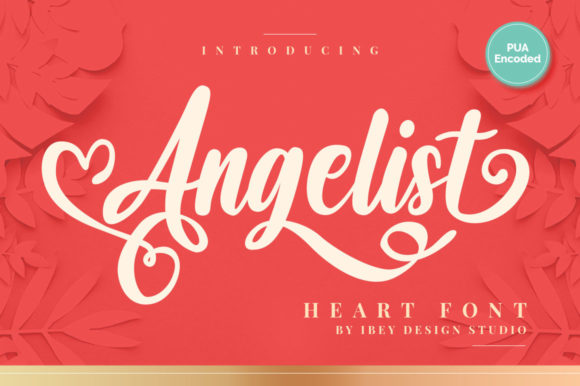 Angelist Heart Font - Featured Image