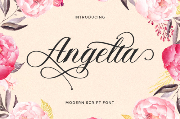 Angelta Font - Featured Image