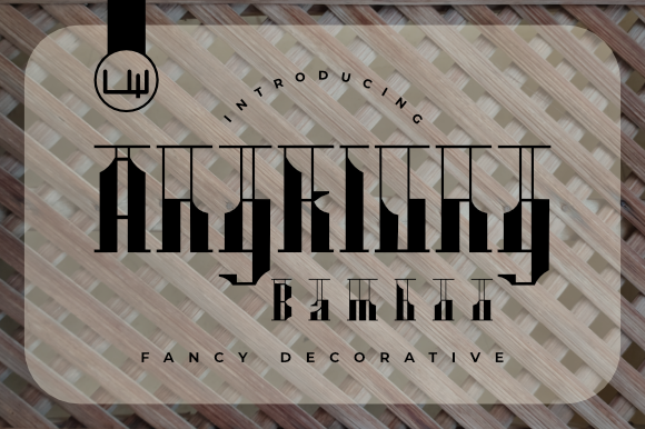Angklung Bamboo Font - Featured Image