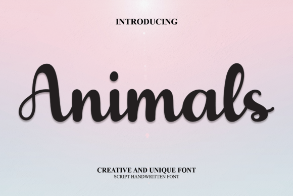 Animals Font - Featured Image