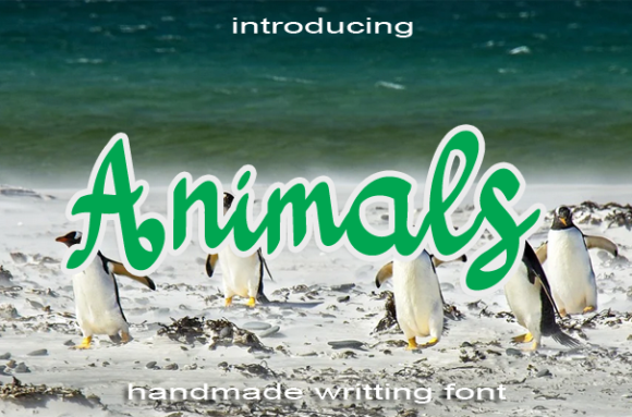 Animals Font - Featured Image