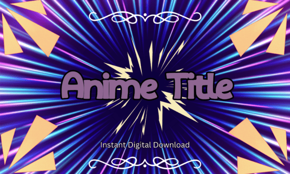Anime Title Font - Featured Image