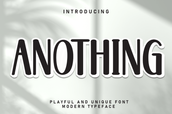 Anothing Font - Featured Image