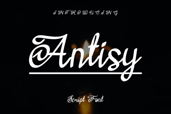 Antisy Font - Featured Image