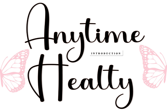 Anytime Healty Font - Featured Image