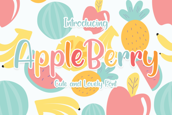 Apple Berry Font - Featured Image
