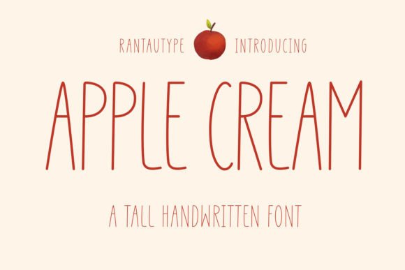 Apple Cream Font - Featured Image
