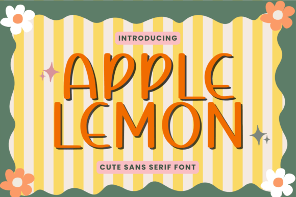Apple Lemon Font - Featured Image