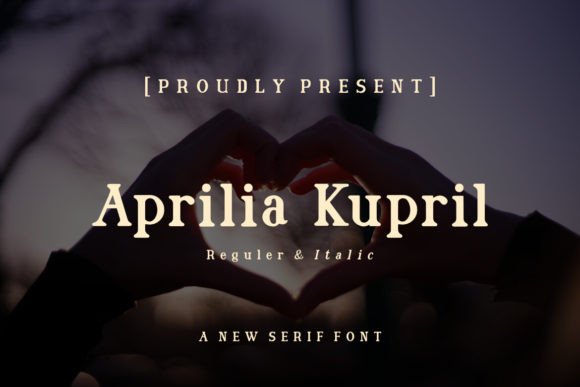 Aprilia Kupril Font - Featured Image