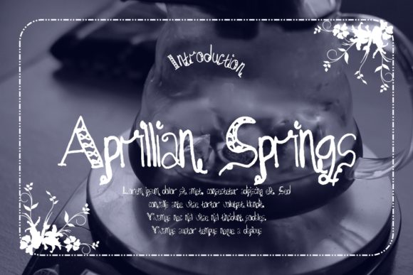 Aprillian Springs Font - Featured Image