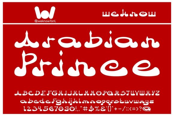 Arabian Prince Font - Featured Image