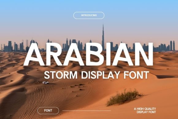 Arabian Storm Font - Featured Image