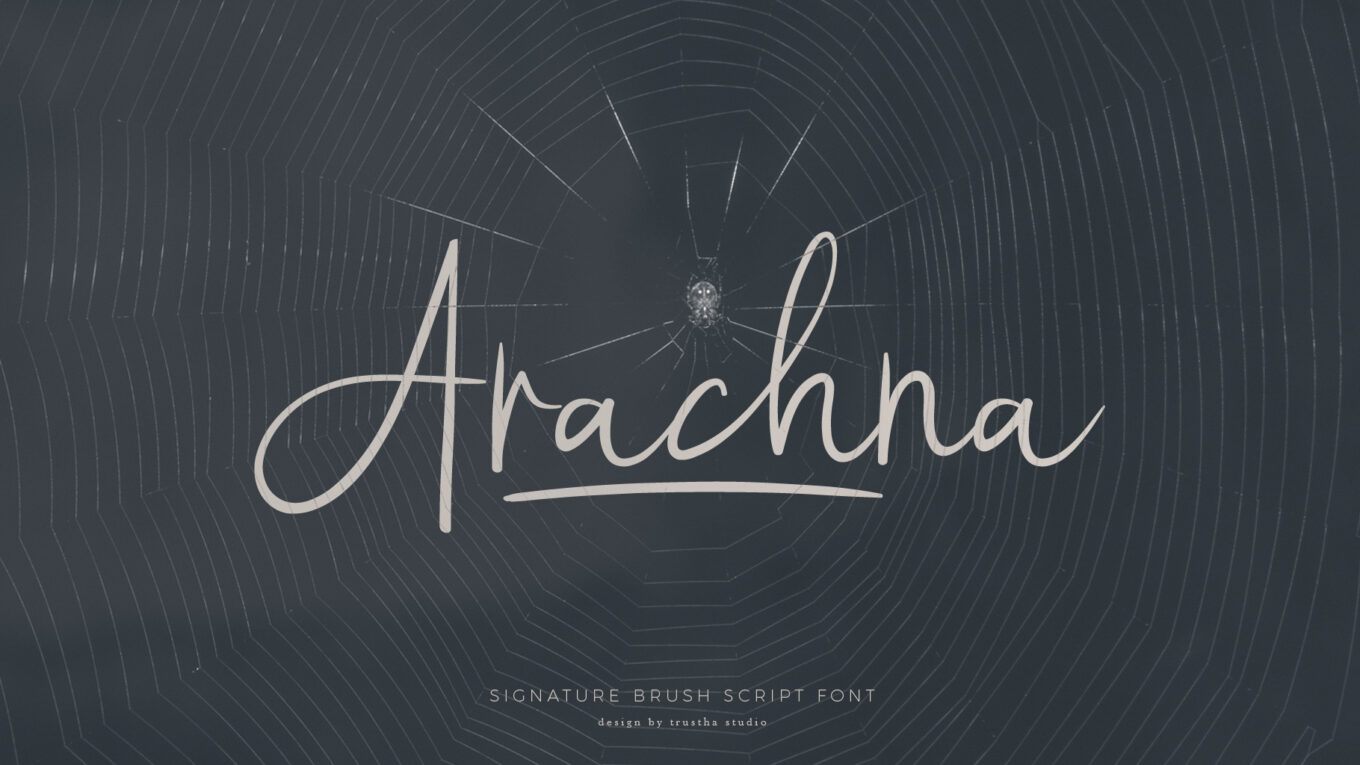 Arachna Font - Featured Image