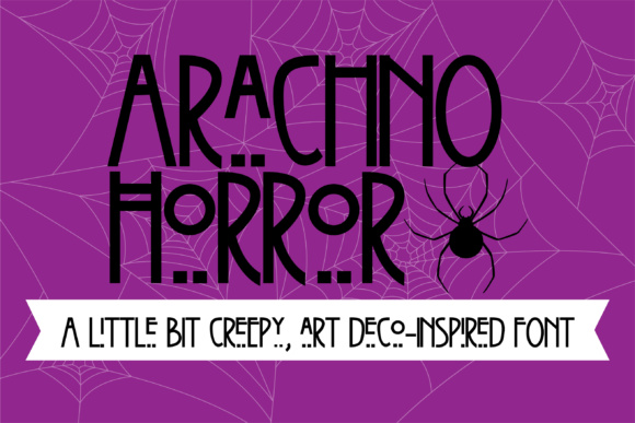 Arachno Horror Font - Featured Image