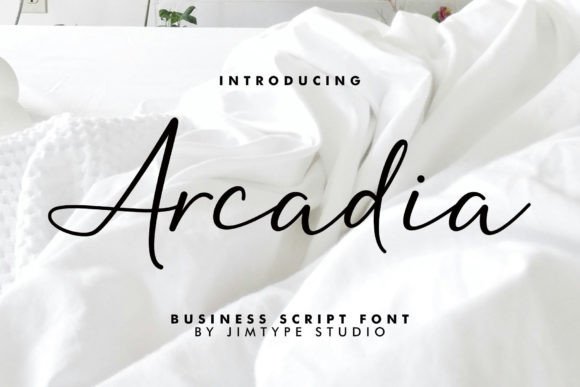 Arcadia Font - Featured Image