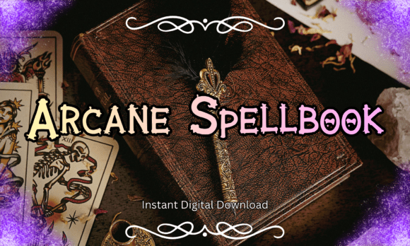 Arcane Spellbook Font - Featured Image