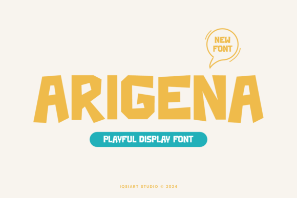 Arigena Font - Featured Image