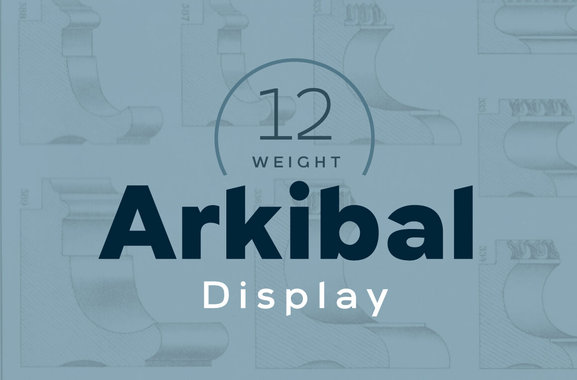 Arkibal Display Font - Featured Image
