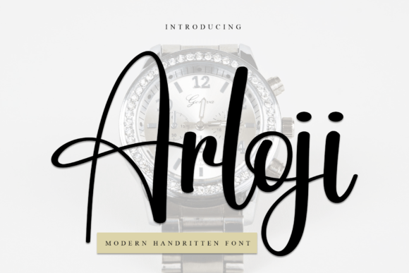 Arloji Font - Featured Image