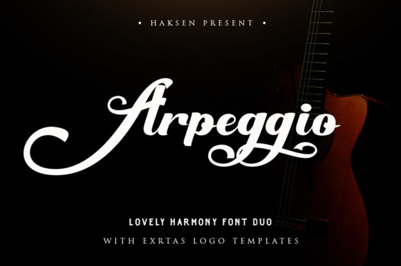 Arpeggio Duo Font - Featured Image