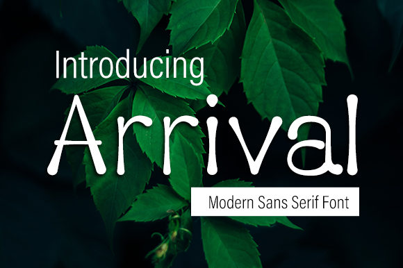 Arrival Font - Featured Image