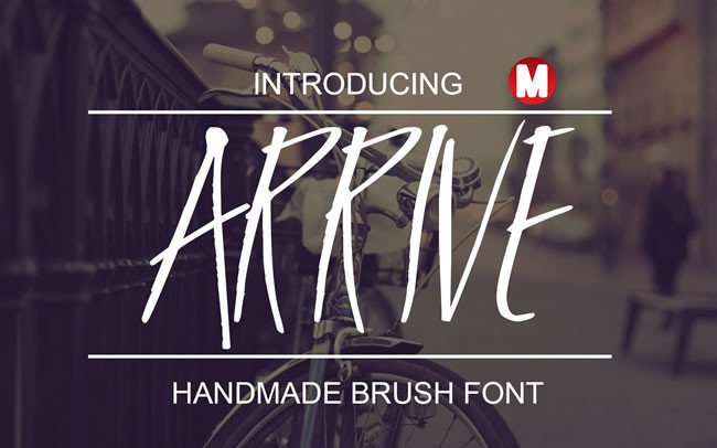 Arrive Font - Featured Image