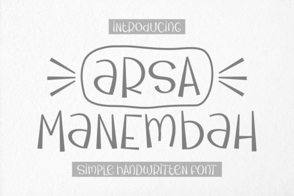 Arsa Manembah Font - Featured Image